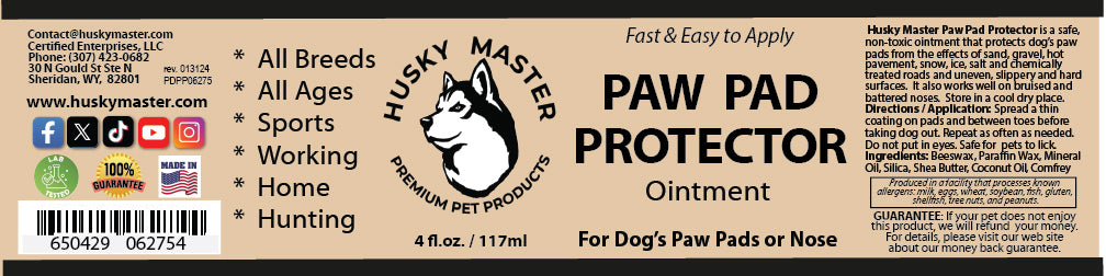 Paw Pad Protector Ointment