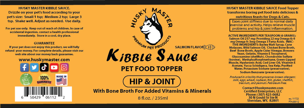 HIP & JOINT Kibble Sauce