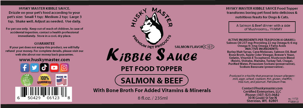 SALMON & BEEF Kibble Sauce