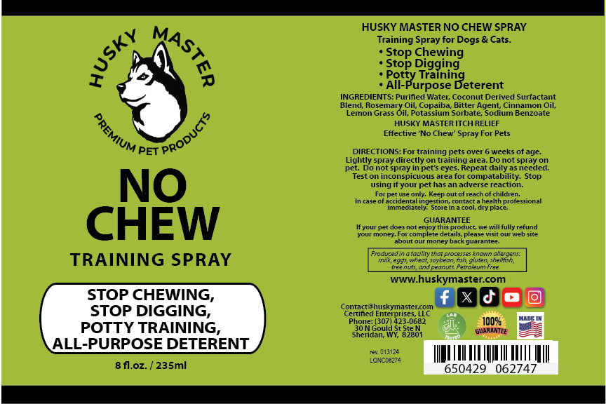 No Chew Training Spray